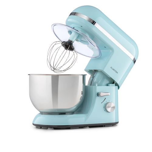 Klarstein Bella Elegance - Robot de cuisine 1300W, bol mélangeur inox 5L, 6 vitesses - Vert