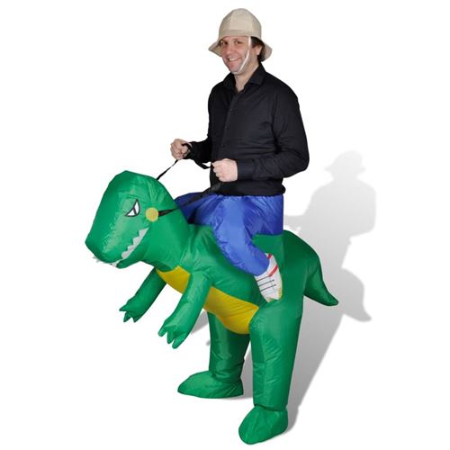 vidaXL Costume de crocodile gonflable