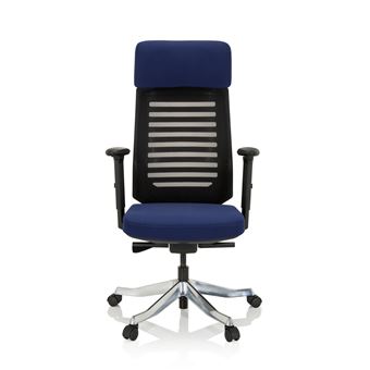 Chaise De Bureau Chaise Bureau Asgon Tissu Bleu Hjh Office Achat Prix Fnac