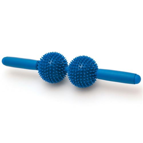 Sissel Rouleau de massage hérissé double Bleu SIS-162.052