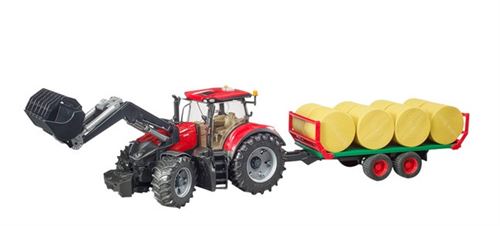 Bruder tracteur Case IH Optum 300CVX avec remorque
