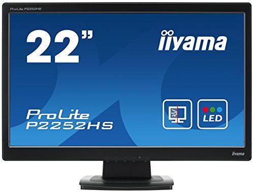 Iiyama P2252HS-B1 Ecran PC 22 LED 1920 x 1080 2 ms HDMI/VGA/DVI Noir