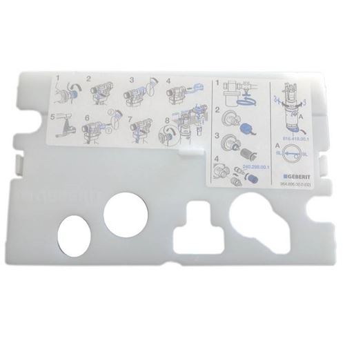 Plaque de protection pour UP200 Geberit référence 240.206.00.1.