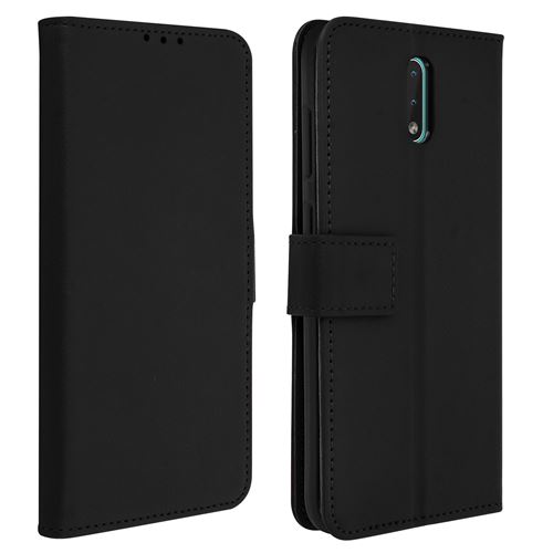Etui pour Nokia 2.3 avec Porte carte Support Vidéo noir