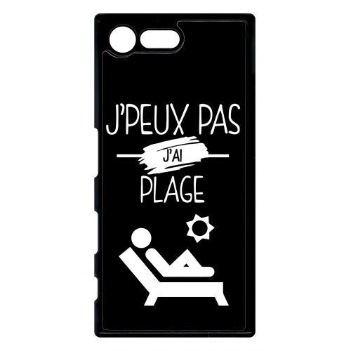Coque xperia x compact mini j peux pas j ai plage 2
