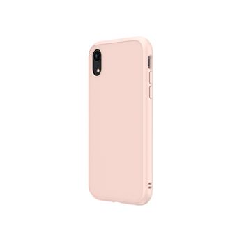 coque iphone xr rose poudre