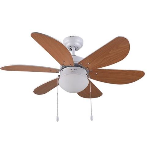 Cecotec Ventilateur De Plafond Avec Force LégèreSilence Aero 360 50W Marron (Ø 91 Cm)