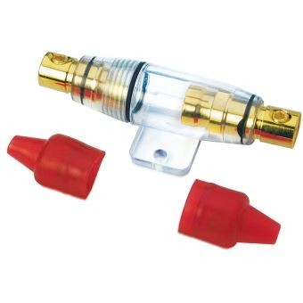 Porte-Fusible Verre HiFi Sinuslive SB2-2 – Distributeur 1 Entrée 80 A Vers 2 Sorties 25 Mm²