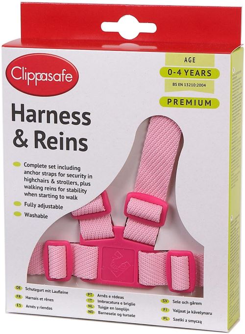 Clippasafe Harnais de Securité - Rose