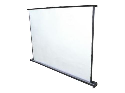 Oray MINISCREEN - Écran de projection avec support de pose au sol - montable sur bureau - 51 (129 cm) - 4:3 - blanc mat - noir
