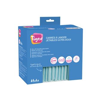 20 matelas à langer jetables - TIGEX - 1
