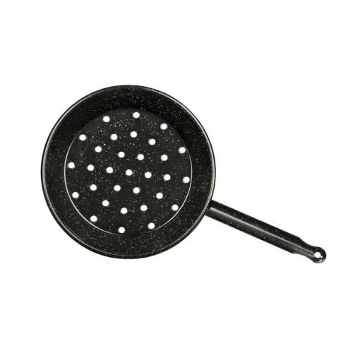 La estrella poele a marrons jaspeada - acier émaillé - ø 26 cm - noir 700826