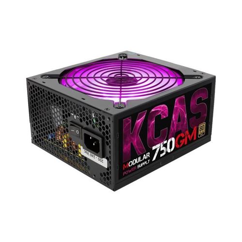 AEROCOOL Alimentation PC KCAS-750GM - 750W - Semi-modulaire - 80PLUS Gold - RGB