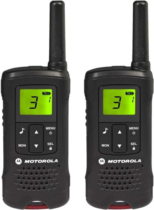 Motorola PMR TLKR T61 Noir p14maa03 Set pour a2be Radio Appareil