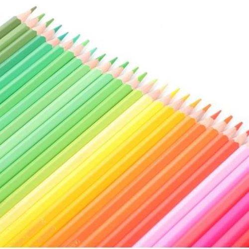 Zenacolor - 120 Crayons de Couleur Professionnels, avec Boîte en