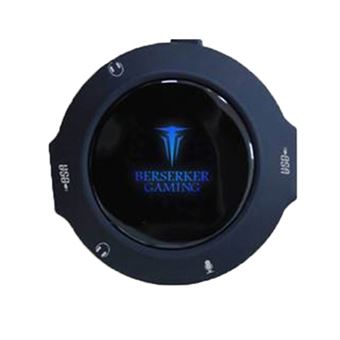 Adaptateur USB Audio Gaming Multi-fonction Alpha Omega Players Berserker Syn Noir