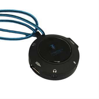 Adaptateur USB Audio Gaming Multi-fonction Alpha Omega Players Berserker Syn Noir