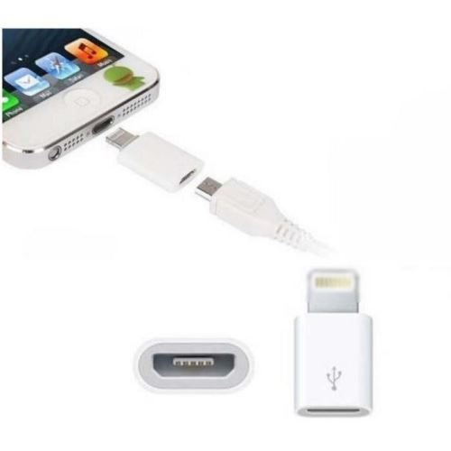 Adaptateur Micro USB et iPhone 4 vers Lightning