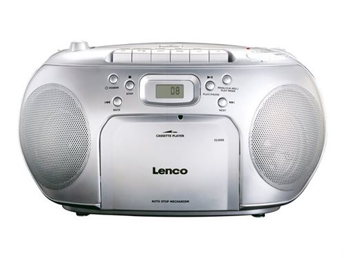 Lenco SCD-42 - Boombox - zilver