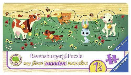 Mon Premier Puzzle Progressif en bois Animaux
