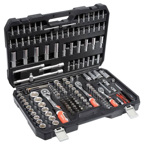Yato kit de cl&eacute;s &agrave; cliquet 173 pi&egrave;ces yt-38931 408104