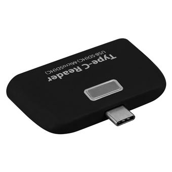 Lecteur de cartes pour SAMSUNG Galaxy S8 Smartphone Type-C Android SD Micro  SD USB Adaptateur Universel (NOIR)