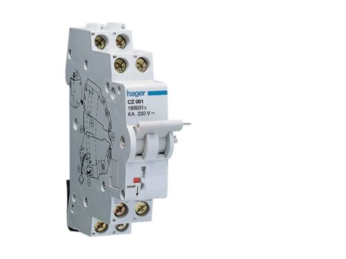 Hager CZ001 CZ001 Contact auxiliaire pour disjoncteur FI