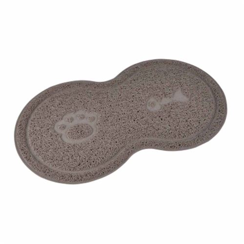 Comparer les prix de Tapis Repas pour Chien & Chat Double 46cm Taupe