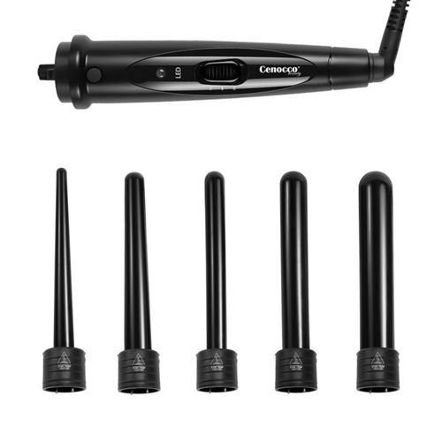 Cenocco CC-9035 Ensemble de fer à boucler interchangeable 5 en 1