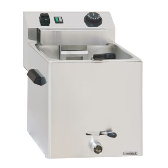 cuiseur à pâtes électrique avec vanne de vidange 1 panier - ccapv1g