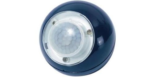 Petite lampe portable avec détecteur de mouvements GEV LLL 735 bleu blanc lumière du jour