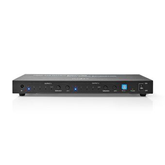 Commutateur matriciel HDMI 4 x 2 – HDR 4K @ 60 Hz 4 entrées 2