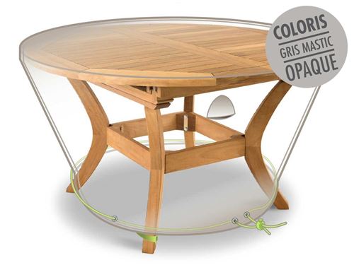 Housse de protection Luxe pour table ronde Ø 120 x 50 cm