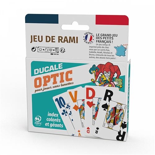 Ducale Origine 2x54 Cartes, Jeu de Rami - Ducale