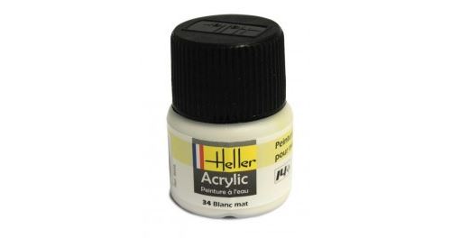 Heller Multicolore Peinture Acrylique Blanc Mat 9034 - Image 1