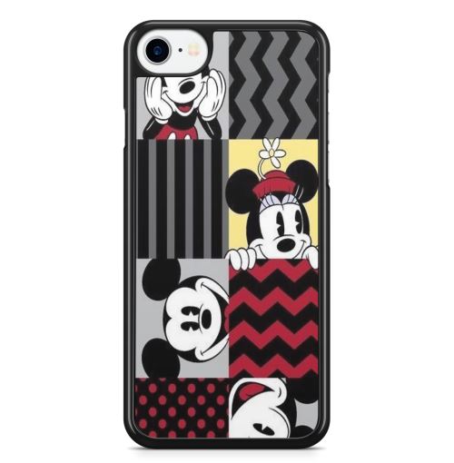 Coque Fifrelin Noire pour iPhone XS MAX Vintage Mickey Minnie Disney