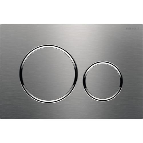 Geberit actuator plate sigma20 for dual flush stainless stee