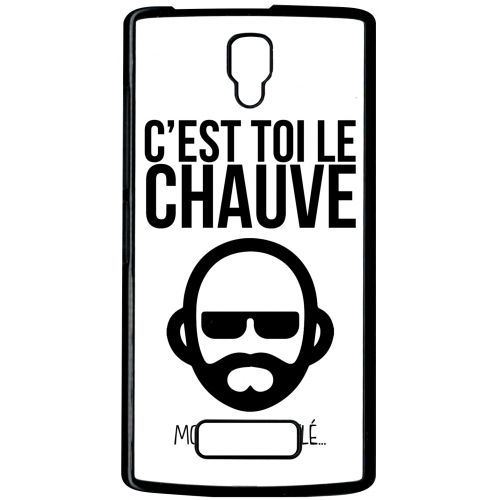 Coque lenovo a2010 c est toi le chauve moi je suis styl 2