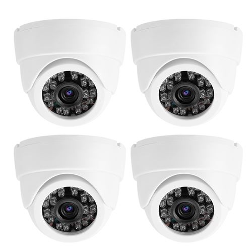 4 EN 1 AHD / TVI / CVI / CVBS Caméra de surveillance Caméra de sécurité 4 millions de pixels HD PAL Vidéo 100-240V (prise UE)