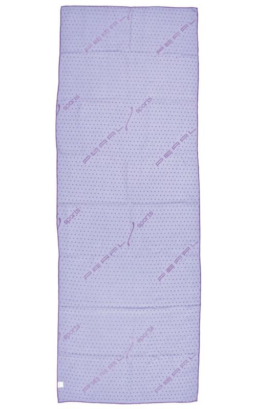 Serviette yoga en microfibres antidérapante - Violet
