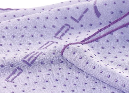 Serviette De Toilette Velours Corail Lapin - Dessin Animé Brodé, Microfibre Ultra-absorbante - Pour Salle De Bain, Spa, Plage - Violet Clair - 3