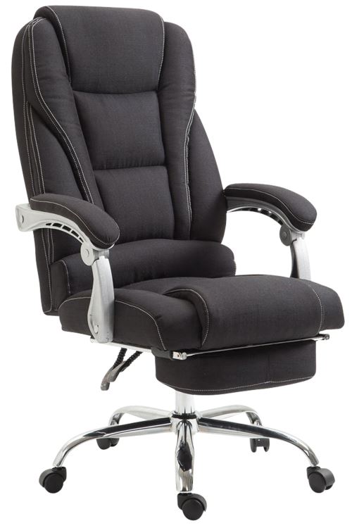 CLP Fauteuil de bureau Pacific en tissu  Noir