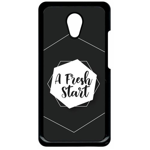 Coque meizu m2 note a fresh start fond noir
