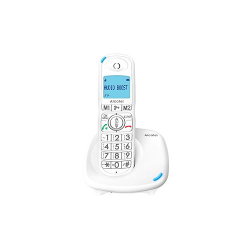 Alcatel Comfort XL575 - Snoerloze telefoon met nummerherkenning - DECT - 3-weg geschikt voor oproepen - wit