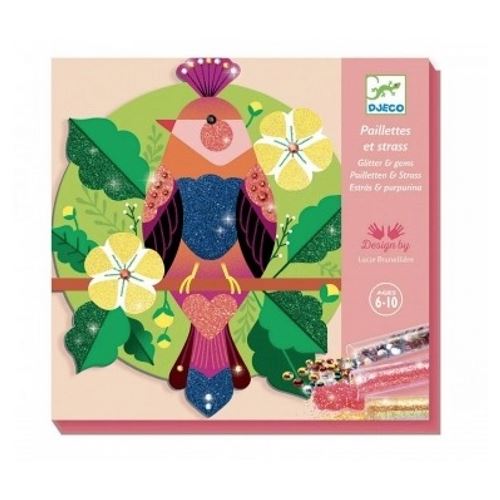 Tableau paillettes et strass Paradisio - Djeco