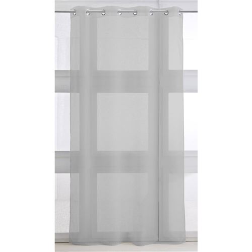 Panneau voileà oeillets135x240cm ZINC