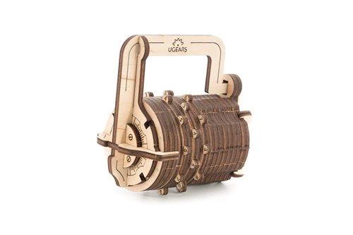 La Serrure Cryptex – Puzzle 3d Mécanique en bois – Ugears