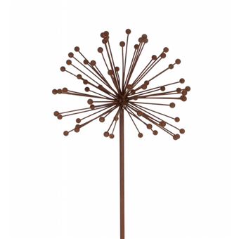 Grande Fleur Sur Tige Tuteur A Piquer Decoration Florale Deco De Jardin Tiges Et Boules En Metal Oxyde 30x30x159cm Decoration D Exterieur Achat Prix Fnac