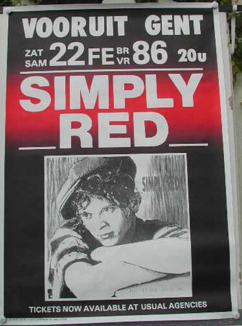 Simply Red - 61x86 cm - AFFICHE / POSTER  - N/A reconditionné disponible sur Fnac