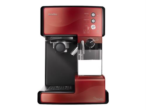 Breville PrimaLATTE VCF045X - Koffieapparaat met cappuccinatore - 15 bar - rood